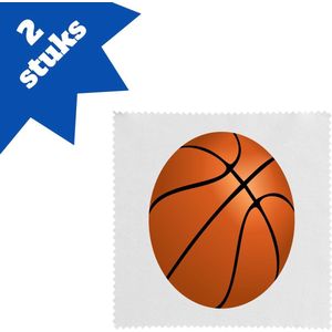 Akyol - basketballen brillendoekjes - Basketbal - basketballers - sport - bal - hooper - 17,8 bij 17,8 cm - 2 stuks