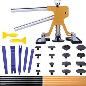 Paintless Dent Repair Kit - Auto Dent Removal Tool Set voor DIY Reparatie van Deuken, Hagelschade - Gouden Lifter voor Voertuigen