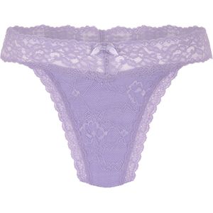 Hunkemöller Dames Lingerie String Madison - Paars - maat S