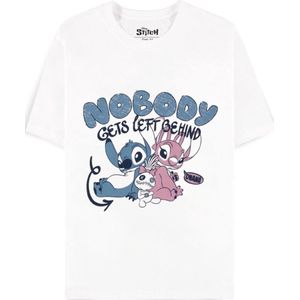 Lilo & Stitch Nobody Gets Left Behind Dames T-shirt - wit - S