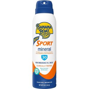 Banana Boat Sport Mineral Sunscreen Spray - Broad Spectrum Zonnebrand SPF 30