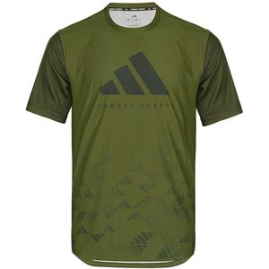 Adidas Tech Line Men´s T-Shirt COMBAT SPORTS Olijfgroen