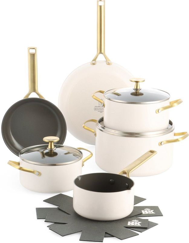 BK - Sublime Pannenset - Cream White - 100% Gerecycled Aluminium