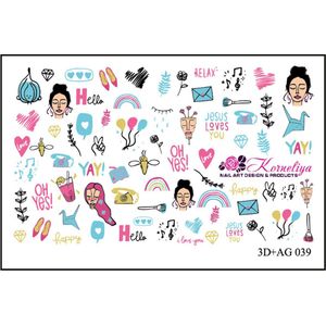 Korneliya 3D+AG 039 Waterdecal