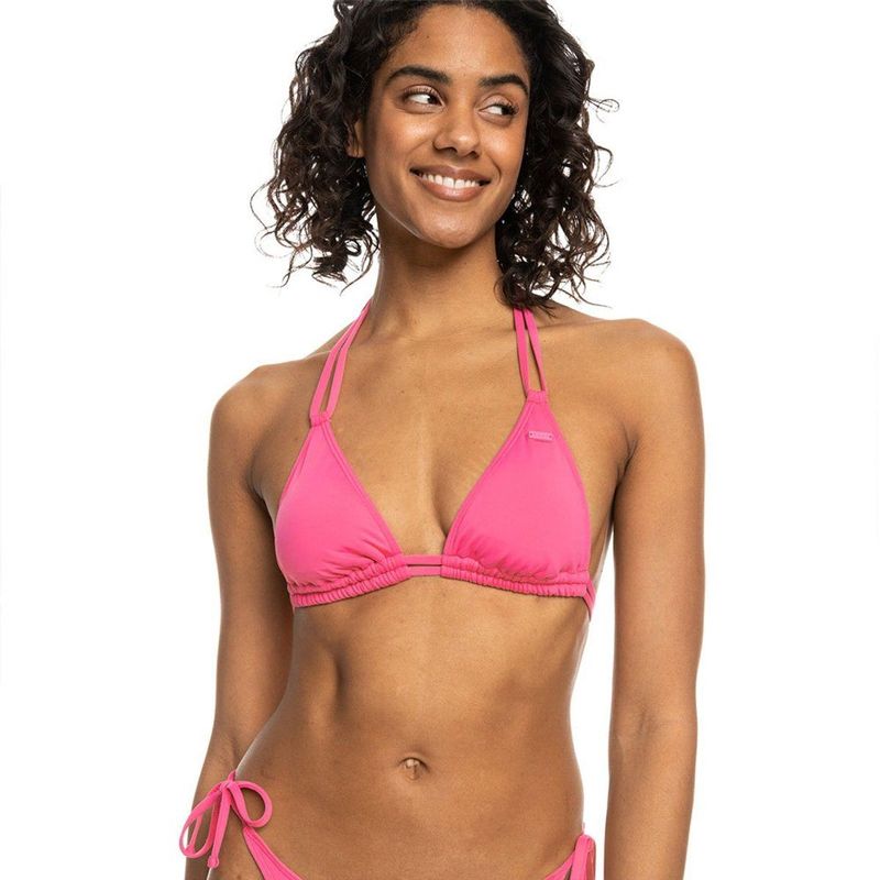 Tiki Tri Bikini Top - Dames - Zwart - Gerecycled Nylon - Lage Ondersteuning