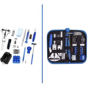 185 Delig | Professionele Horloge Reparatieset | Horloge schroefdraaierset | Horlogeband inkorter | RVS Kwaliteit | Inclusief 144 pinnen | Voor Iedere Reparatie | Schroevendraaier Set | Horloge Band Verstellen | Horlogekast Opener
