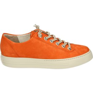 Paul Green 4081 - Lage sneakersDames sneakers - Kleur: Oranje - Maat: 38