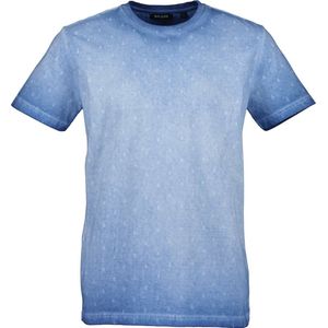 Blue Seven heren shirt - t-shirt heren KM - navy print - 302768 - maat XL
