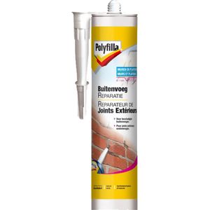 Polyfilla - Buitenvoegreparatie - Grijs - 310 ML