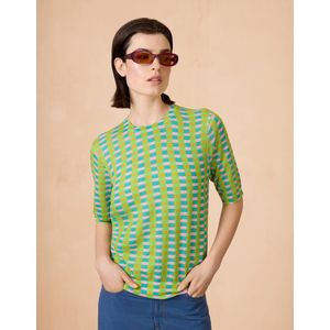 Oilily - Kith short sleeves pullover - Blauw - L