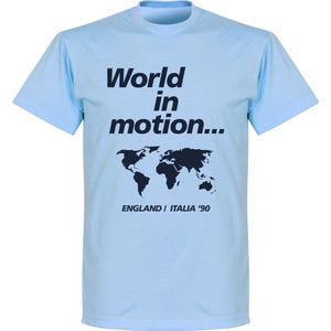 World In Motion T-shirt - Lichtblauw - XS