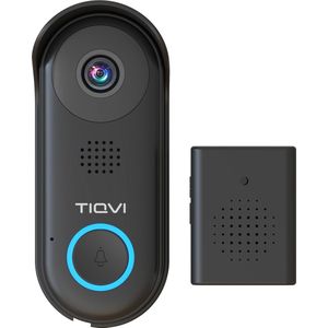 Tiqvi - Smart Videodeurbel - Full HD 1080P - Bewegingsdetectie - USB Chime