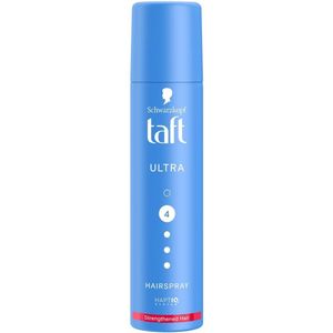 Taft - Ultra 4 - Haarspray Mini - Sterke hold voor onderweg - 75 ml - 1 stuk