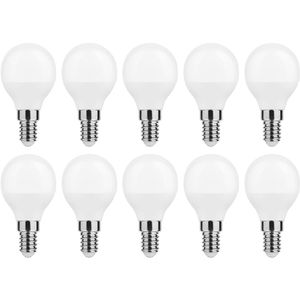 Modee E14 LED Lamp - Warm Wit - LED Globe Mini P45 - 4.9W - 470lm - Vervangt 40W Halogeen Gloeilamp - 10 stuks