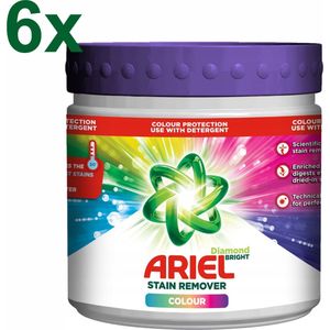 Ariel - Diamond Bright - Colour - Vlekverwijderaar Voor Gekleurde Was - 6x 500g - Voordeelverpakking