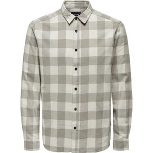 ONLY & SONS ONSGUDMUND LS CHECKED SHIRT NOOS Heren Overhemd - Maat XXL