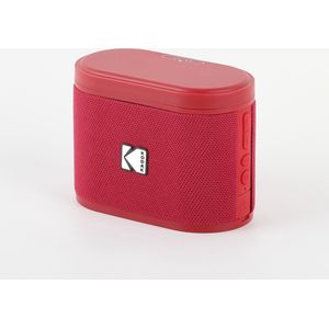 Kodak SOUNDBRIX Enceinte Portable Sans Fil - Connexion Jusqu'à 100 Enceintes - Dock Magnétique et Son Puissant 5W - 3H d'Autonomie - Rouge