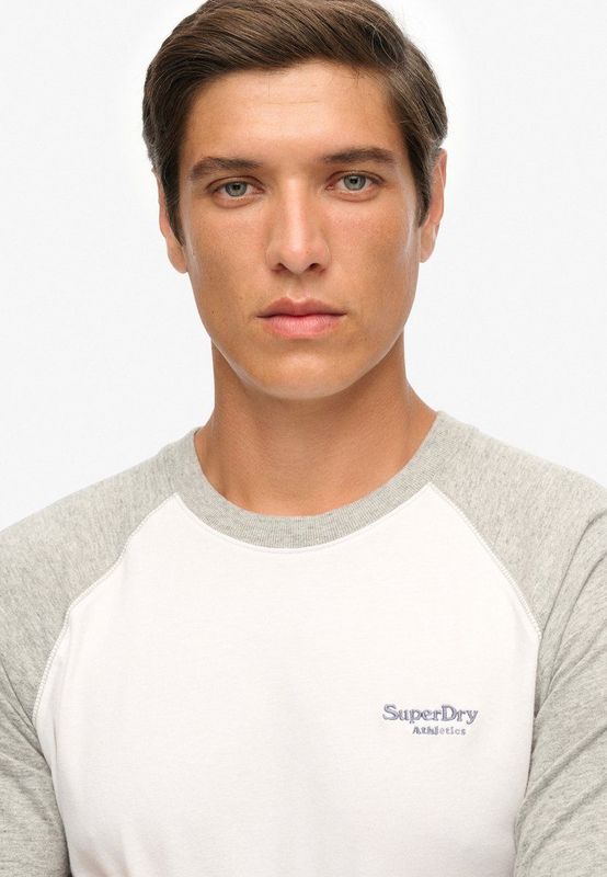 Superdry - Essential Baseball Longsleeve Top - Heren - Tops