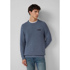 s.Oliver - Gebreide Trui - Greyblue - Regular Fit