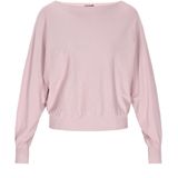 DreiMaster - Klassik - Trui - Rosé - Kimonomouwen - Boothals - Effen