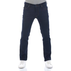 Mustang Heren Jeans Broeken Tramper regular/straight Fit Blauw Volwassenen Denim Jeansbroek