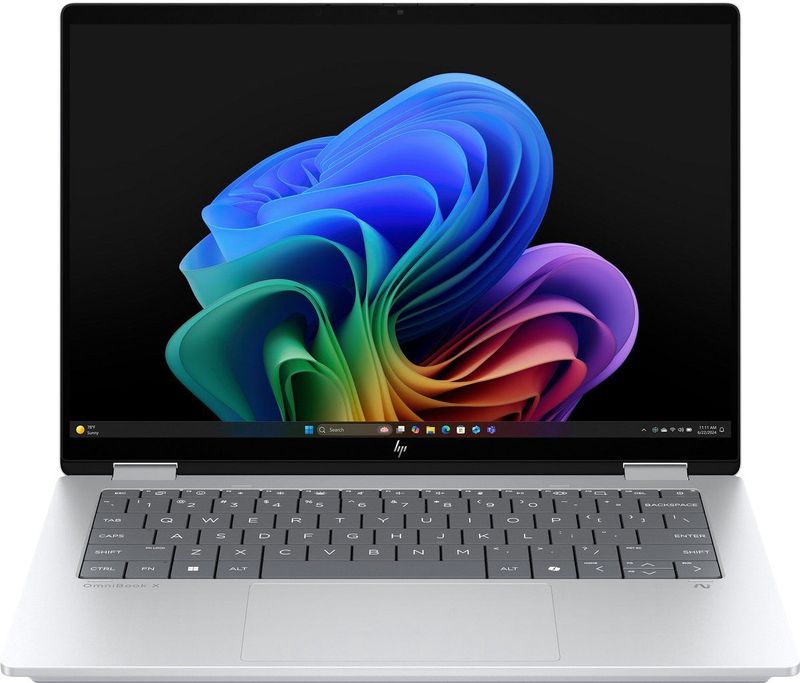 HP - OmniBook X Flip - Hybride 2-in-1 - 14 inch - Touchscreen 3K - 32GB RAM - 1TB SSD - Windows 11 - Zilver