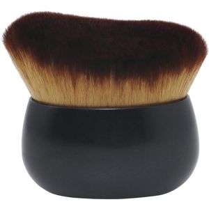 Makeup Blend & Blur Extra Grote Lichaamskwast - voor Zelfbruiner Beenmake-up & Bronzer Zelfbruiner Applicator - Poeder Foundation Blusher Bronzer Massager voor Gezicht - 1 stuk(Zwart)