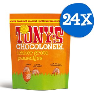 Tony's Chocolonely - Paaseitjes Melk Karamel Zeezout - 24x 178g
