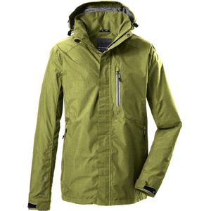 Killtec heren zomerjas - functionele zomerjas heren - donker lime - 34723 - maat M