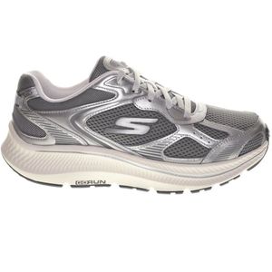 Skechers - GO RUN CONSISTENT 2.0 - Sneakers - Grijs/zilverkleur - Retro sneaker met metallic details