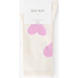Sissy-Boy - Witte sokken met hartjes