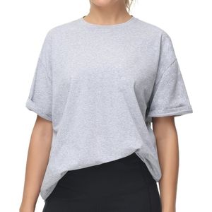 Casual Oversized T-shirts voor Dames - Zomer, Ronde Hals, Korte Mouwen, Workout
