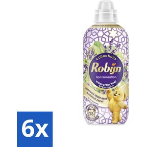 Robijn – Wasverzachter – Intense Spa Sensation – 765 ml - Voordeelverpakking - 6 stuks