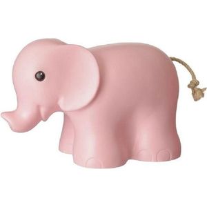 Heico lamp olifant vintage roze 29 cm