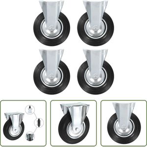 vidaXL Industrieel Design - Vaste Wielen - 32 st Wielen vast 200 mm - Zwaar Belastbaar - Rolstoelen - Meubelonderdelen