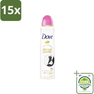 15 x Dove – Deodorant Spray – Invisible Care – 150 ml - Grootverpakking - Anti-transpirant - Deodorant Spray - Zweetbehandeling - Frisheid - Huidbescherming