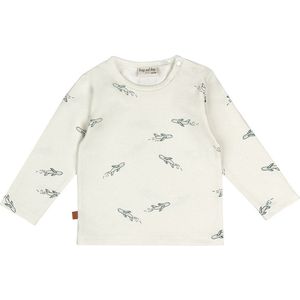 Frogs and Dogs - Pilot Club Kids Shirt Airplane | White Alyssum - Katoen - Maat 92