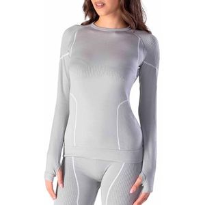Dames Thermo-shirt met Lange Mouwen | Thermisch Ondergoed | Compressieshirt van Merinowol