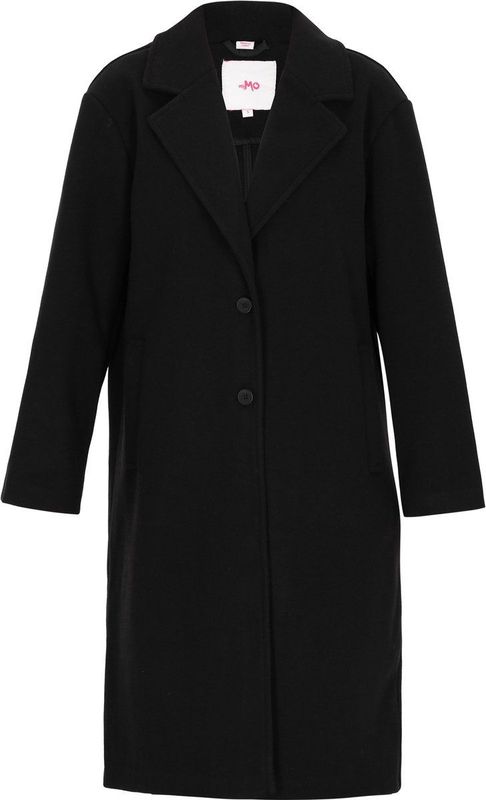 MYMO - Tussenmantel - Zwart - Klassieke Mantel - Normale Pasvorm