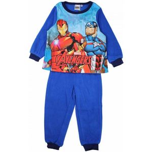 Avengers Fleece pyjama - pyjamaset - lichtblauw - maat 110 - 5 jaar