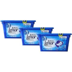 Lenor - All in one - Wasmiddel pods - April Fresh - 3 x 38 pods (114 wasbeurten) - Voordeelverpakking