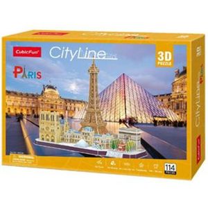 Cubic Fun 3D Puzzel City Line Parijs 1 stuk