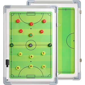 Magisch Tactiekbord - Voetbal Tactisch Bord - 60x90 cm - Magnetisch en Droog Afwisbaar - Coachen en Training - RoseFlower