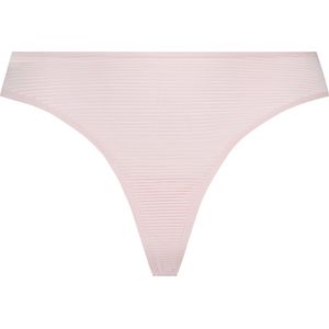 Hunkemöller Invisible string Stripe mesh Roze XS