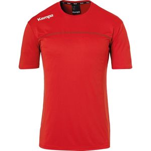 Kempa Emotion 2.0 Poly SS Shirt Heren Sportshirt - Maat S  - Mannen - rood