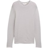 TOM TAILOR DENIM - Trui - Lichtgrijs - Knitwear - Losse Pasvorm - Lange Mouw
