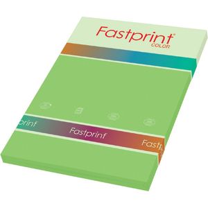 Kopieerpapier fastprint-100 a4 80gr helgroen | Pak a 100 vel