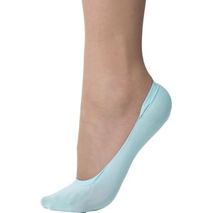 Steps Onzichtbare Ballerina Sok Dames Turquiose Polyamide 6 paar