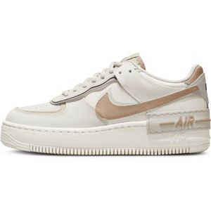 Nike Air Force 1 Shadow ""Metallic Copper"" - Sneakers - Dames - Maat 37.5 - Wit/Beige