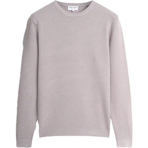 Antony Morato Trui Relaxed Fit Viscose Blend Sweater Mmsw01543 Ya500002 2047 Mastic Mannen Maat - L